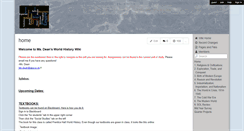 Desktop Screenshot of deanworldhistory.wikispaces.com