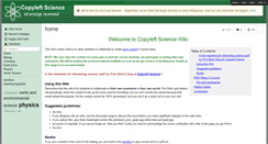 Desktop Screenshot of copyleftscience.wikispaces.com