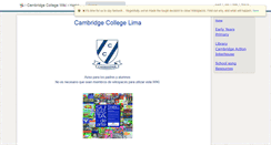 Desktop Screenshot of cambridgecollegewiki.wikispaces.com