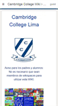 Mobile Screenshot of cambridgecollegewiki.wikispaces.com