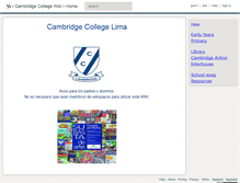 Tablet Screenshot of cambridgecollegewiki.wikispaces.com