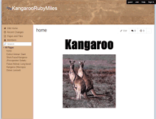 Tablet Screenshot of kangaroorubymiles.wikispaces.com