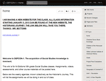 Tablet Screenshot of defcon-1.wikispaces.com