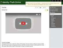 Tablet Screenshot of identity-theft-online.wikispaces.com