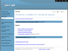 Tablet Screenshot of learn-ggb.wikispaces.com