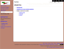 Tablet Screenshot of gramatica07.wikispaces.com
