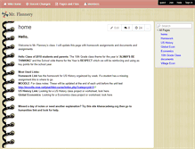 Tablet Screenshot of flanneryhfa.wikispaces.com