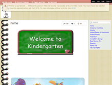 Tablet Screenshot of kinderhut.wikispaces.com