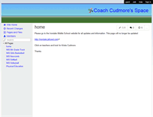 Tablet Screenshot of cudmore.wikispaces.com
