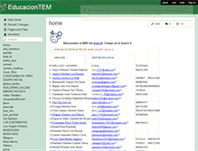 Tablet Screenshot of educaciontem.wikispaces.com