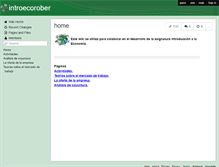Tablet Screenshot of introecorober.wikispaces.com