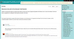 Desktop Screenshot of coloradoyouthsummit.wikispaces.com