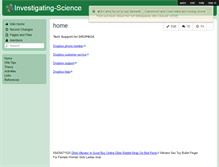 Tablet Screenshot of investigating-science.wikispaces.com