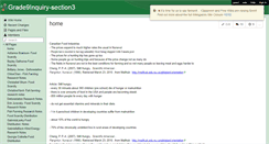 Desktop Screenshot of grade9inquiry-section3.wikispaces.com