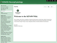 Tablet Screenshot of kin450-neurophysiology.wikispaces.com