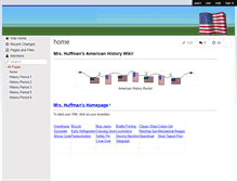 Tablet Screenshot of huffman.wikispaces.com