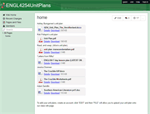 Tablet Screenshot of engl4254unitplans.wikispaces.com