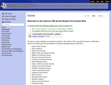 Tablet Screenshot of cisdsocialstudies.wikispaces.com