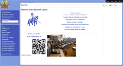 Desktop Screenshot of churchilllibrary.wikispaces.com