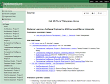 Tablet Screenshot of kirkmcclure.wikispaces.com