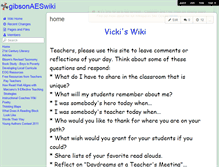 Tablet Screenshot of gibsonaeswiki.wikispaces.com