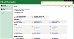 Desktop Screenshot of eqndiferenciales.wikispaces.com