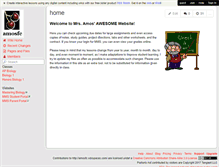 Tablet Screenshot of amosfc.wikispaces.com