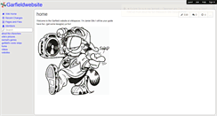 Desktop Screenshot of garfieldwebsite.wikispaces.com