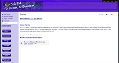 Desktop Screenshot of k12ed2point0basics.wikispaces.com