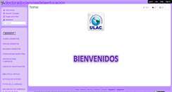 Desktop Screenshot of doctoradocienciasdelaeducacion.wikispaces.com