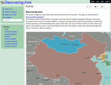 Tablet Screenshot of discovering-asia.wikispaces.com