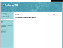 Tablet Screenshot of 2stdnorsk2010.wikispaces.com