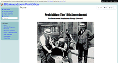Desktop Screenshot of 18thamendment-prohibition.wikispaces.com
