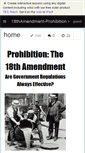 Mobile Screenshot of 18thamendment-prohibition.wikispaces.com