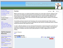 Tablet Screenshot of forestryschool.wikispaces.com