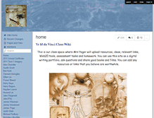 Tablet Screenshot of davinci9english.wikispaces.com