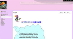 Desktop Screenshot of leyendoyescribiendo.wikispaces.com