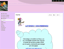 Tablet Screenshot of leyendoyescribiendo.wikispaces.com