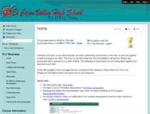 Tablet Screenshot of eldplc.wikispaces.com