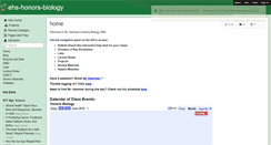 Desktop Screenshot of ehs-honors-biology.wikispaces.com