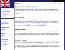Tablet Screenshot of honorsbrit.wikispaces.com