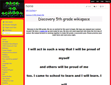 Tablet Screenshot of discovery5thgraders.wikispaces.com