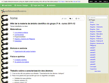Tablet Screenshot of ambitocientifico2011.wikispaces.com
