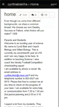 Mobile Screenshot of cynthiablairlhs.wikispaces.com