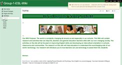 Desktop Screenshot of group-1-esl-wiki.wikispaces.com