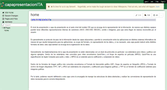 Desktop Screenshot of capapresentacionita.wikispaces.com