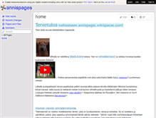 Tablet Screenshot of annispages.wikispaces.com