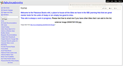Desktop Screenshot of fabulousbooks.wikispaces.com