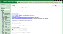 Desktop Screenshot of clasedesenoranewman.wikispaces.com