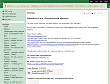 Tablet Screenshot of clasedesenoranewman.wikispaces.com